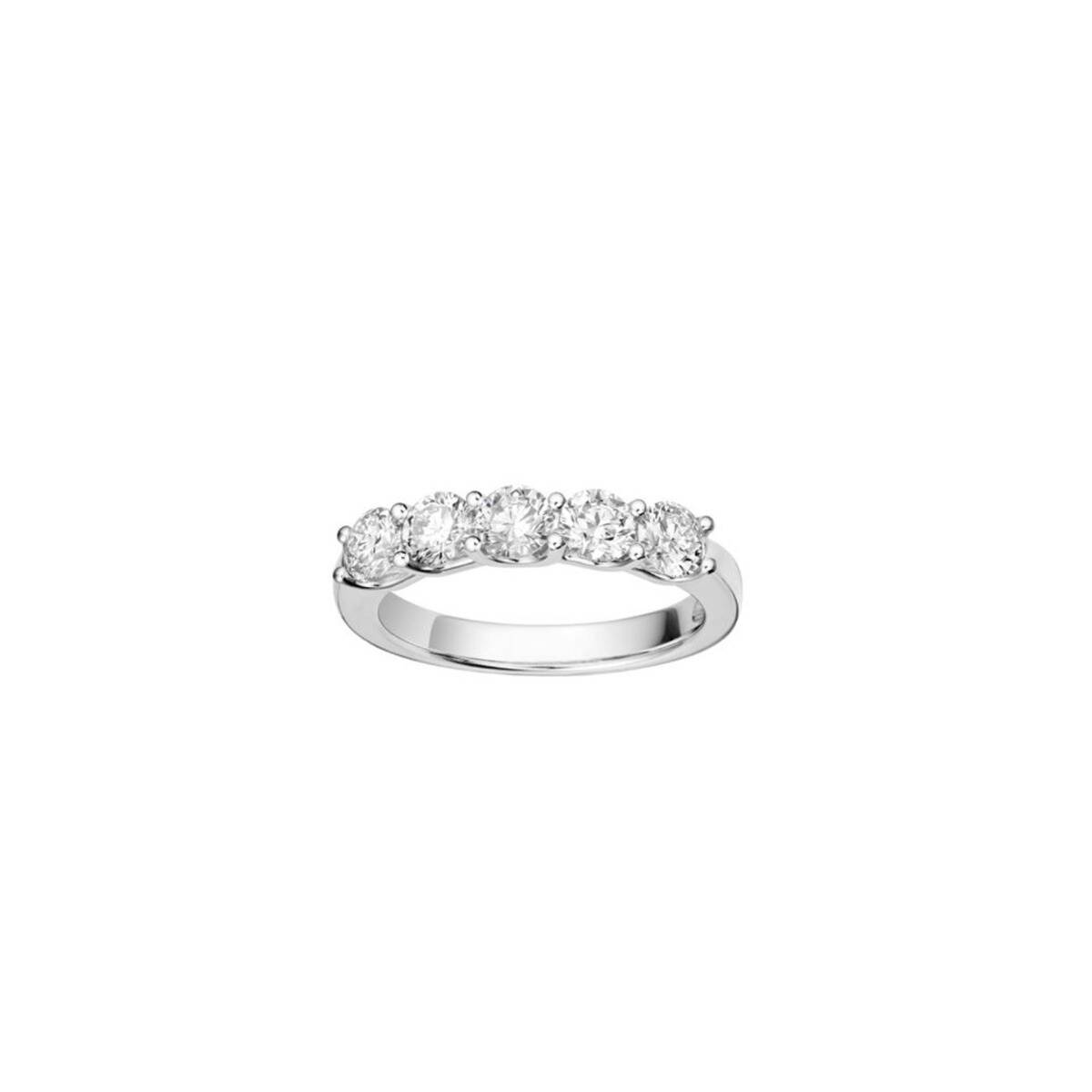 Row of Diamonds Ring