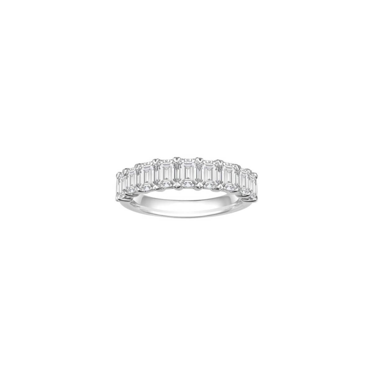 Lab-Grown Diamond Eternity Radiant Ring