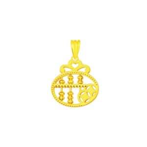 Oval Abacus Pendant