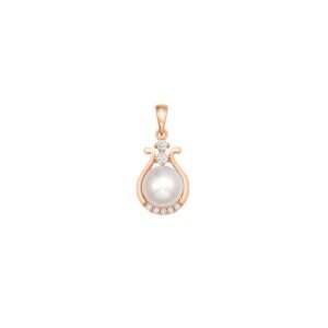 Pearl with Diamonds Pendant
