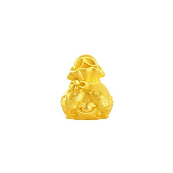 999 Gold Opulence Charm