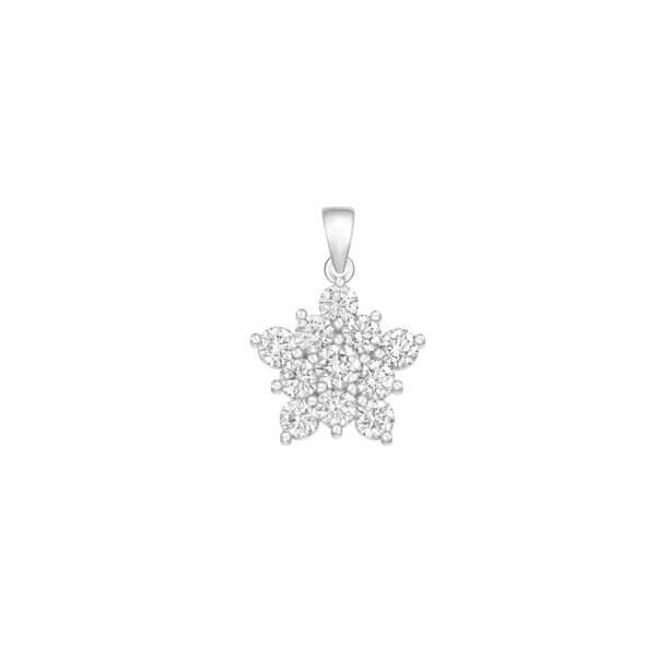 White Gold Star Pendant