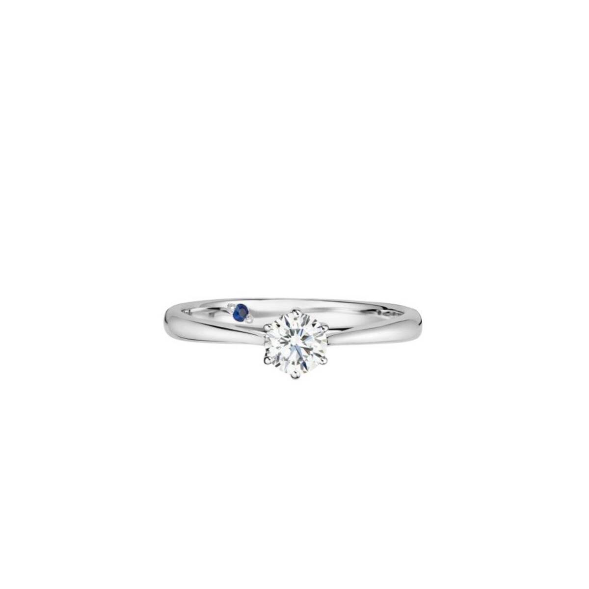 Lab-Grown Diamond White Gold Ring