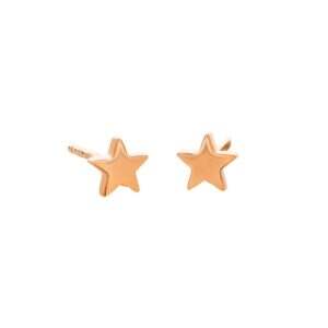 Rose Gold Star Earrings