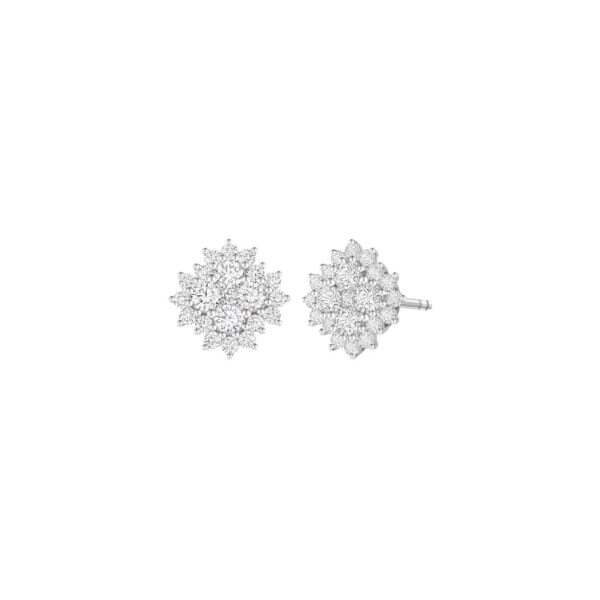 Lab-Grown Diamond Snowflake Earrings