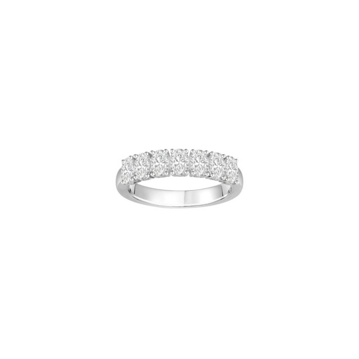 Lab-Grown Diamond Eternity Oval Ring