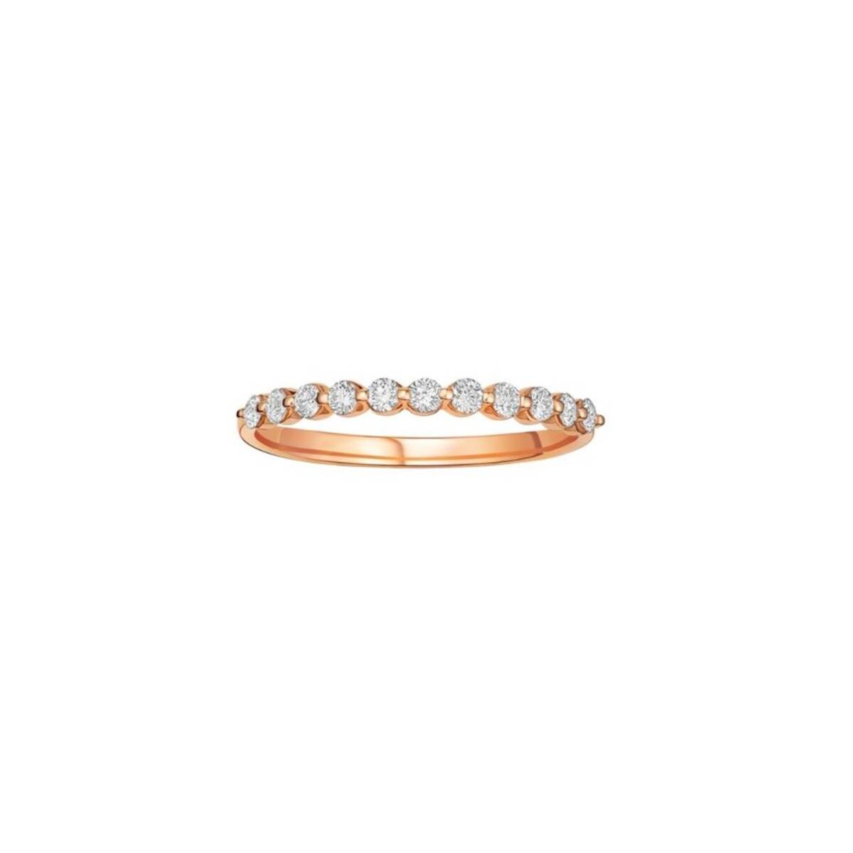 18K Rose Gold Diamond Ring 