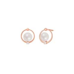 Circle Diamond Earrings