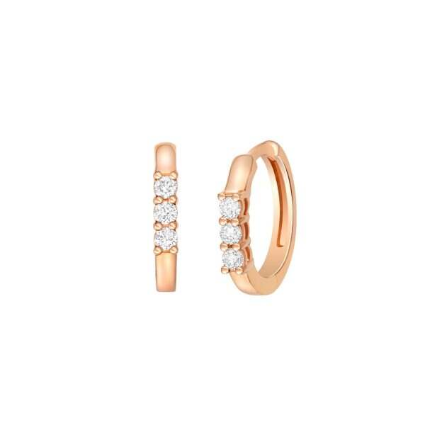 Rose Gold Trilogy Earring