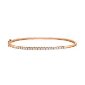 Diamond Rose Gold Bangle