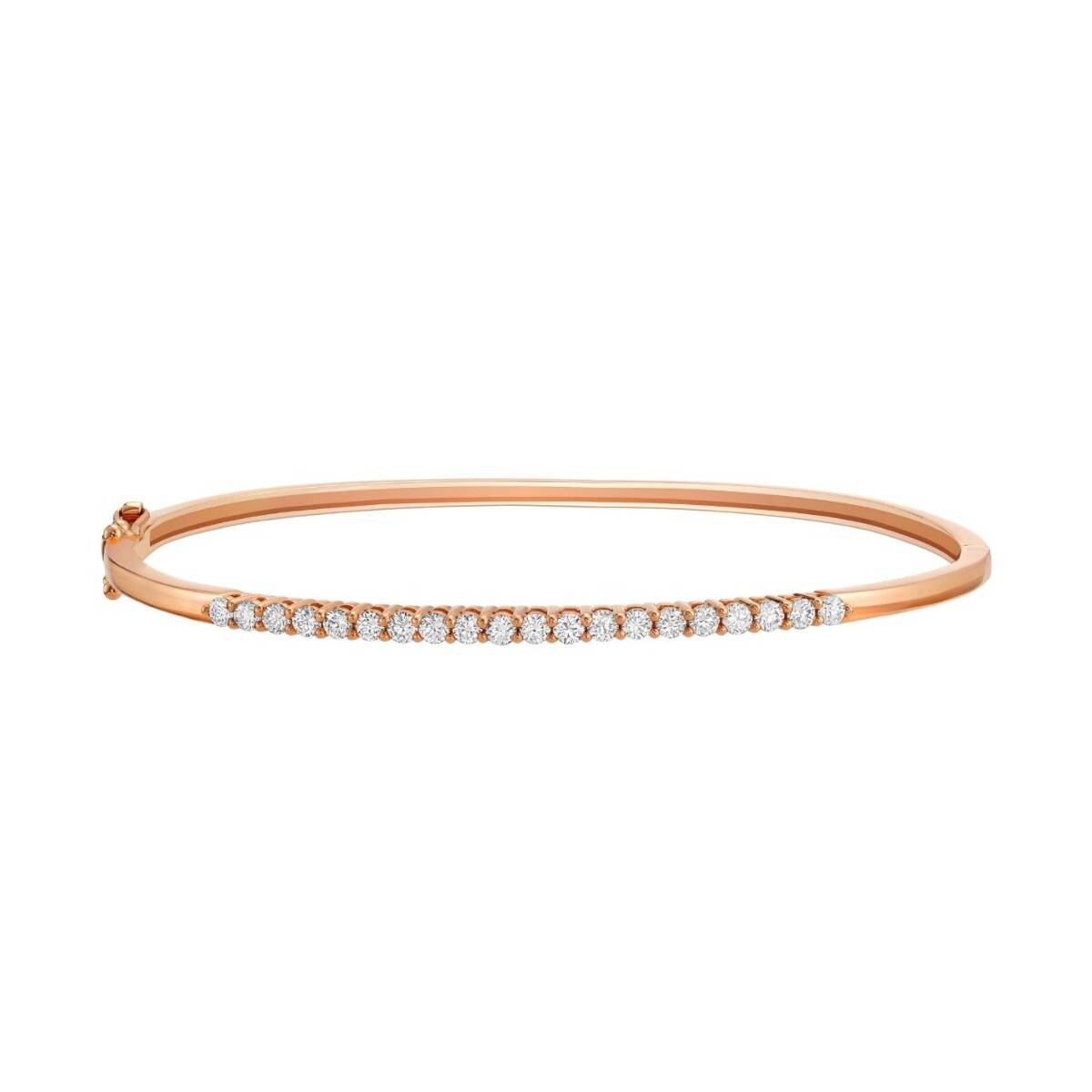 Diamond Rose Gold Bangle