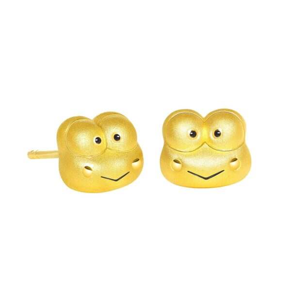 Kerokerokeroppi 999 Gold Earrings