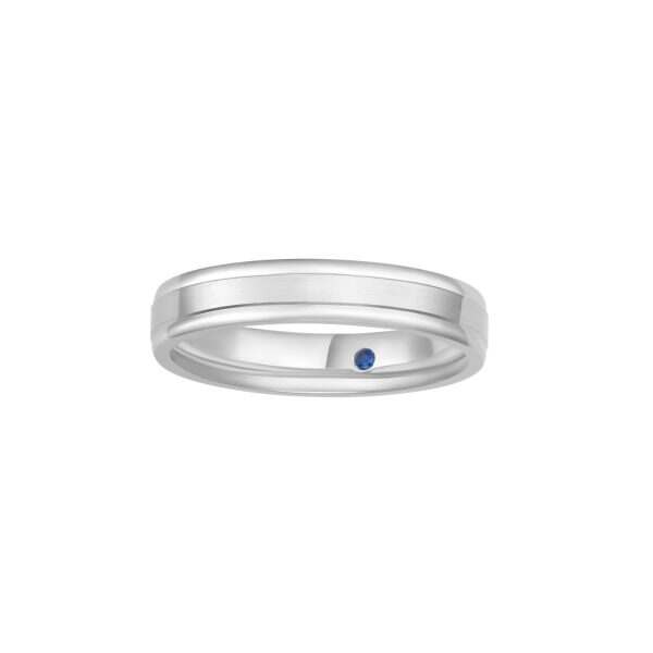 True Love Platinum Wedding Band (Male)