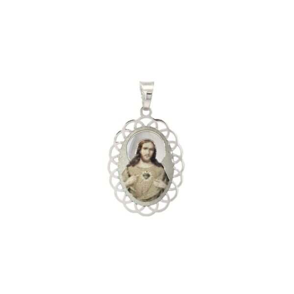 White Gold Faith Pendant