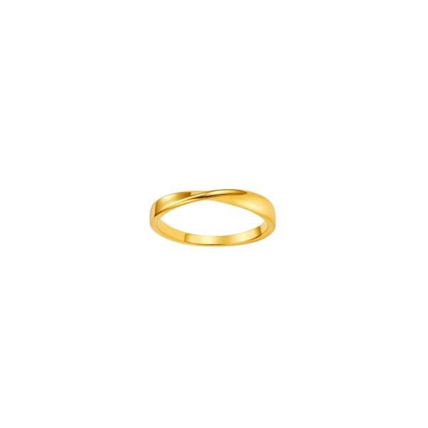 Infinity Twist Wedding Band