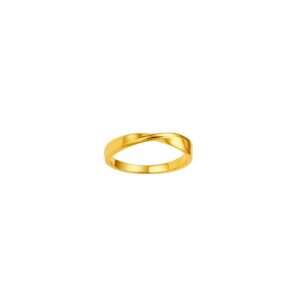 Infinity Twist Wedding Band