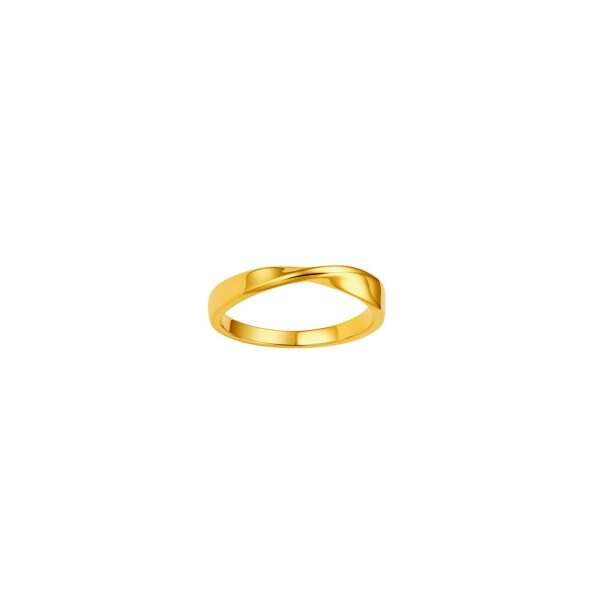 Infinity Twist Wedding Band