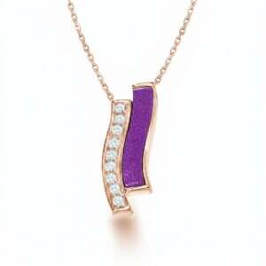 Jewellery Joy Diamond Rose Gold Pendant