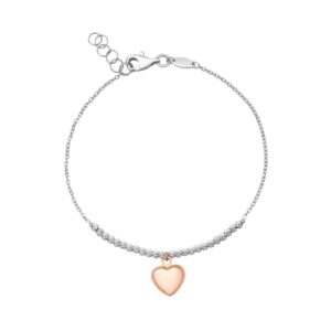 Rose Gold Heart Bracelet