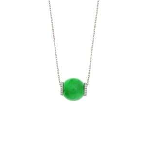 White Gold Diamond Pendant