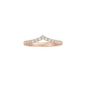 V-Shaped Wedding Band (Female)