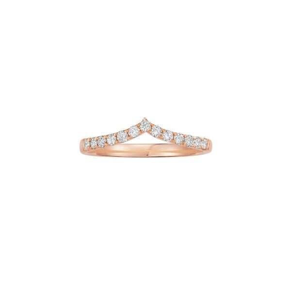 V-Shaped Wedding Band (Female)