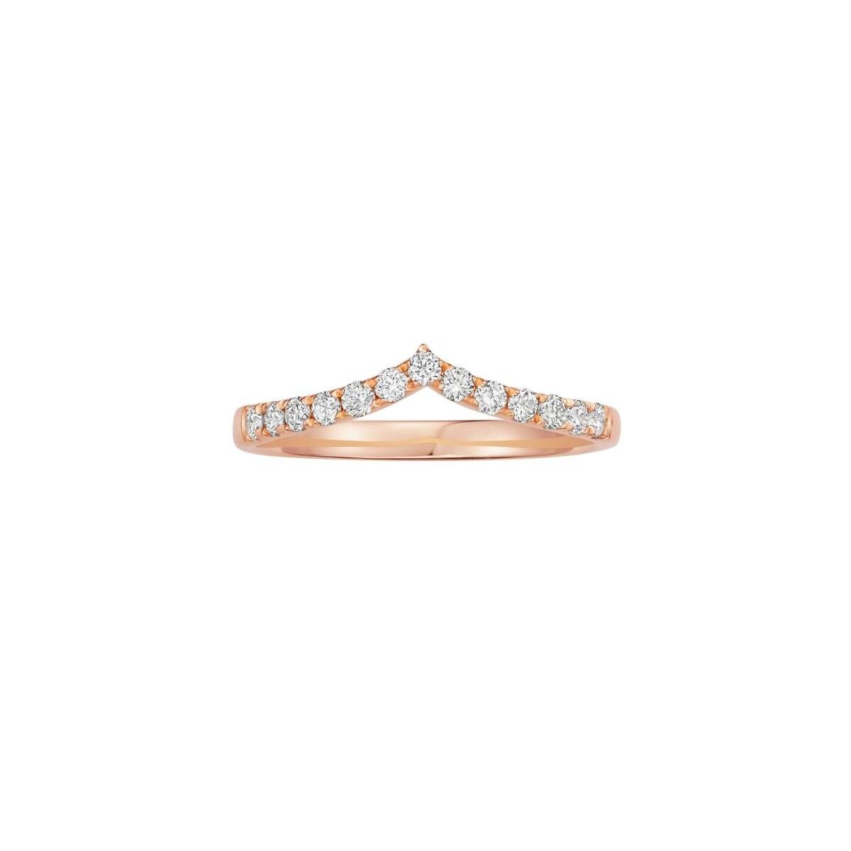 V-Shaped Wedding Band (Female)