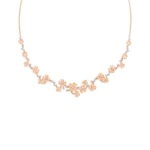 Rose Gold Four Leaf Clover Necklace