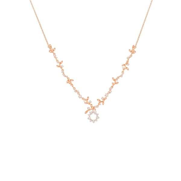 Floral Diamond Necklace