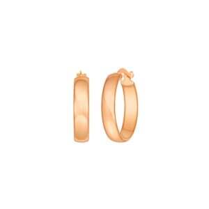 Dainty Rose Gold Hoop Earrings