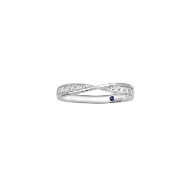 Twist Diamond Wedding Band (Female)
