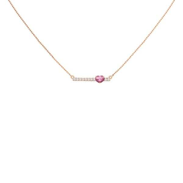 Pink Heart Necklace