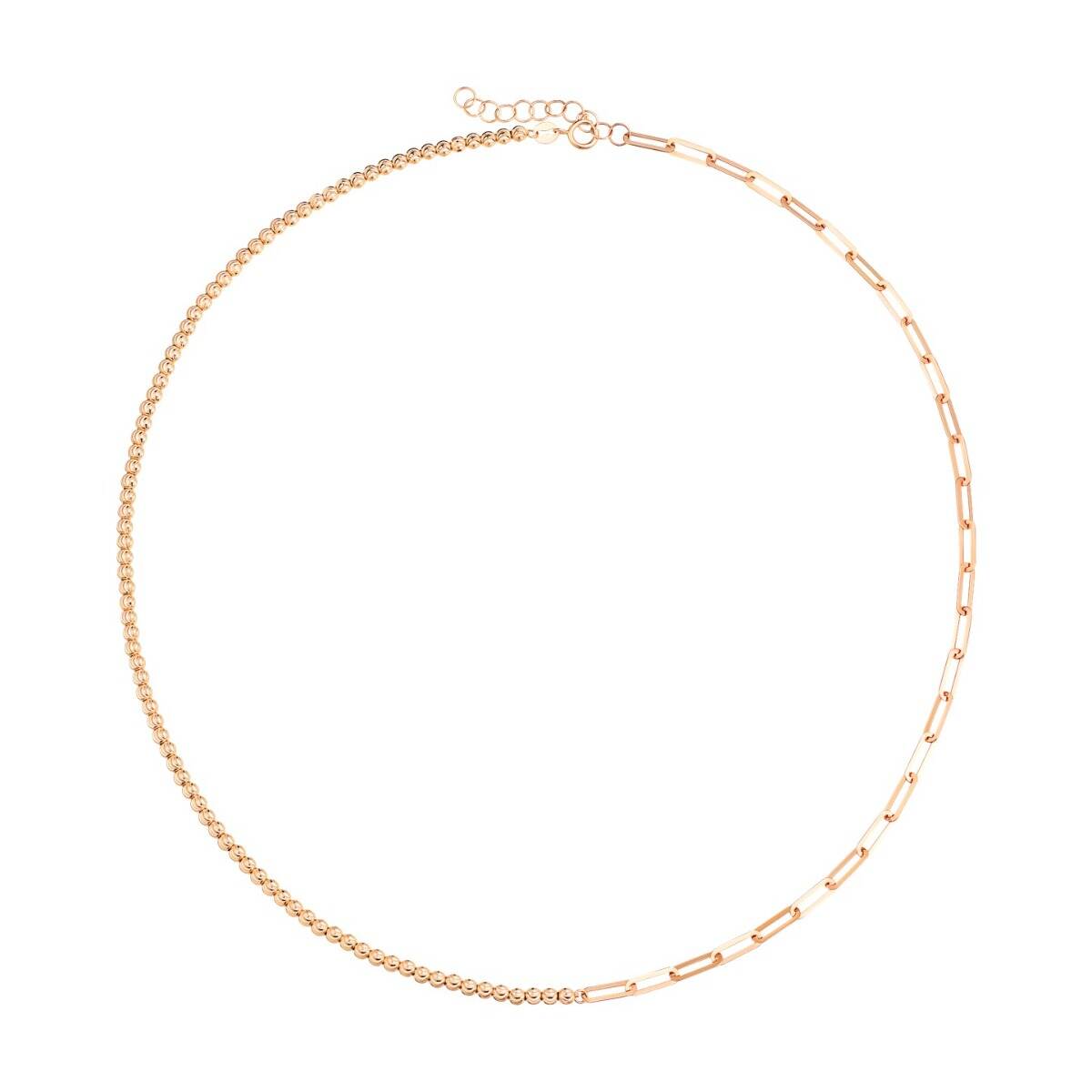 Rose Gold Interlocking Necklace