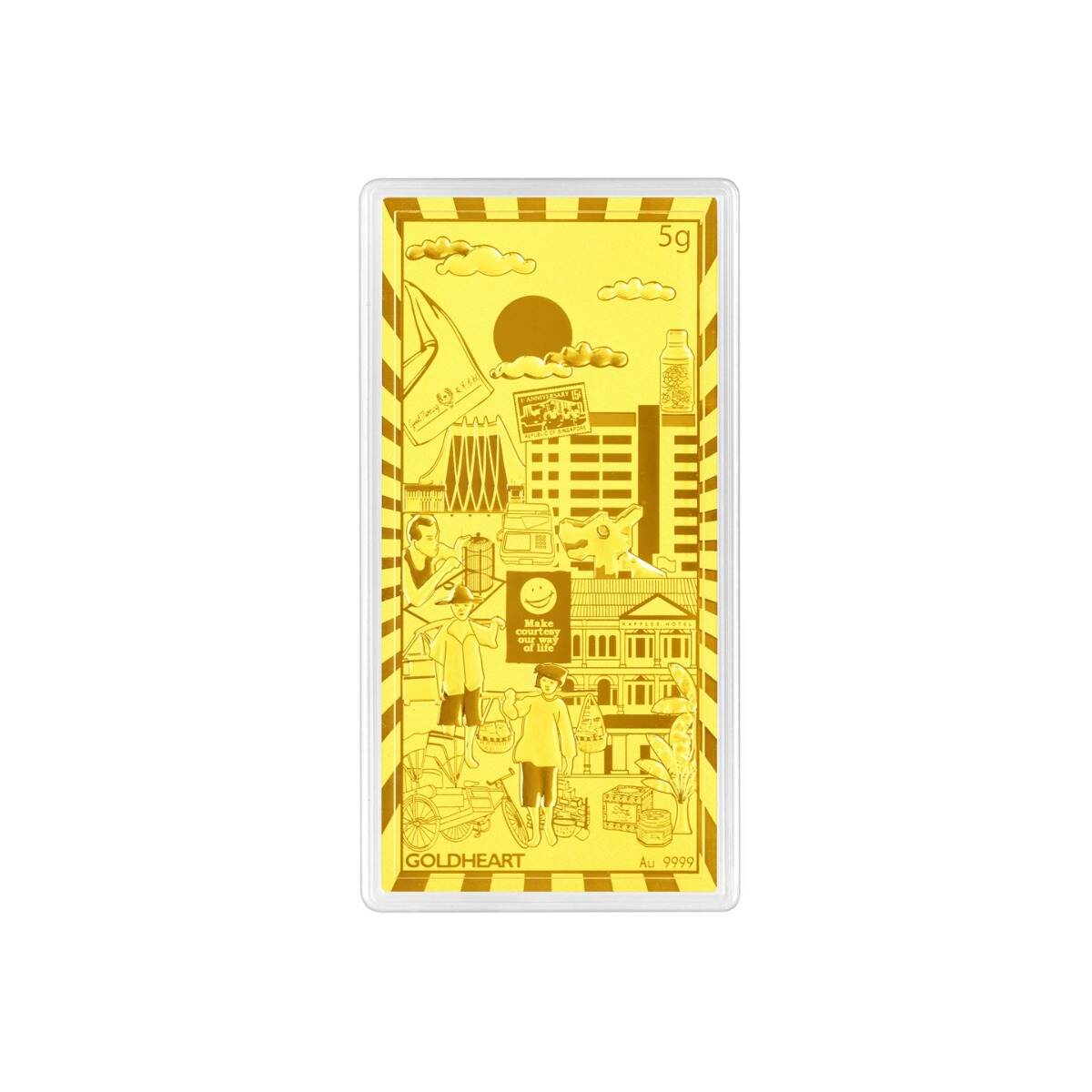 5G Cultural Landmarks Gold Bar