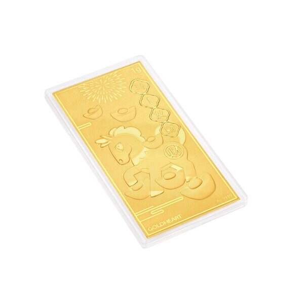 1G Fortune Gallop Gold Bar