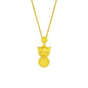 Gu Fa Jin Pixiu Necklace