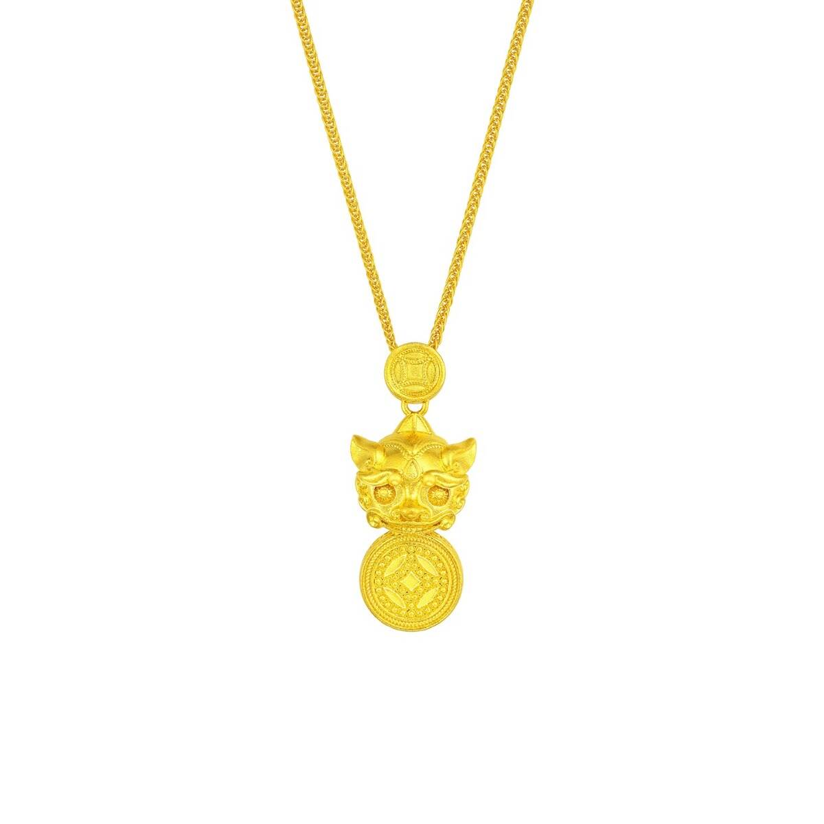 Gu Fa Jin Pixiu Necklace