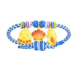 999 Gold Bao Bei Seahorse Charm