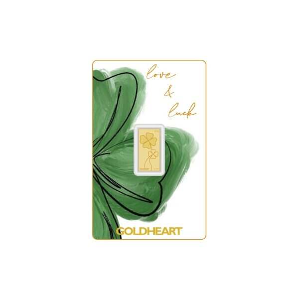 0.1G Lucky Clover Gold Bar