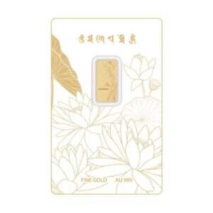 0.1G Lotus Gold Bar