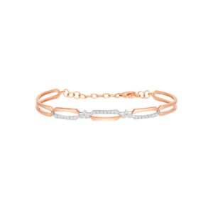 Rose Gold Diamond Bangle
