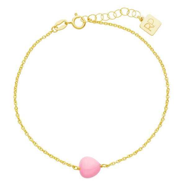 9K Yellow Gold With Pastel Enamel Bracelet