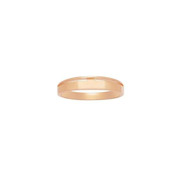 Rose Gold Crown Wedding Band (Male)