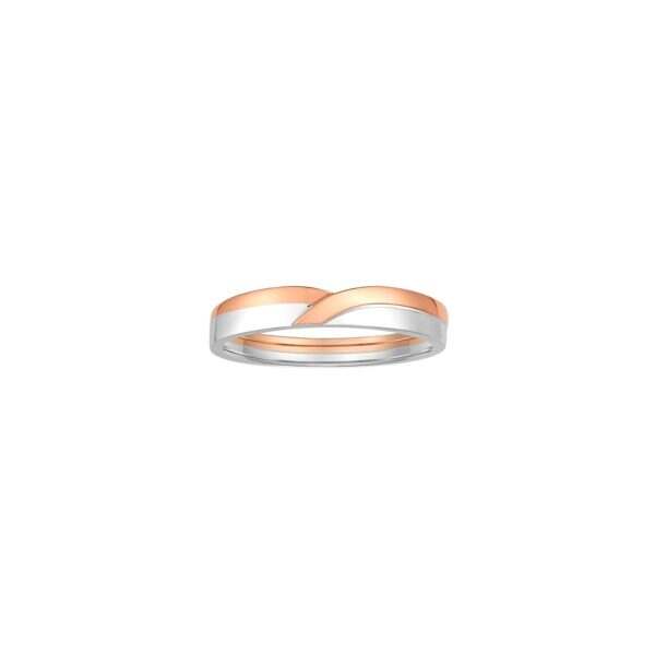 Intertwine Rose Gold Wedding Band (Male)