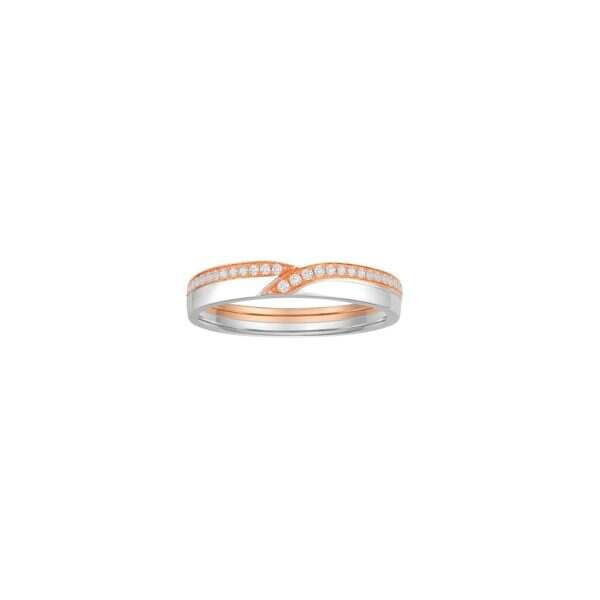 Intertwine Rose Gold Wedding Band (Female)
