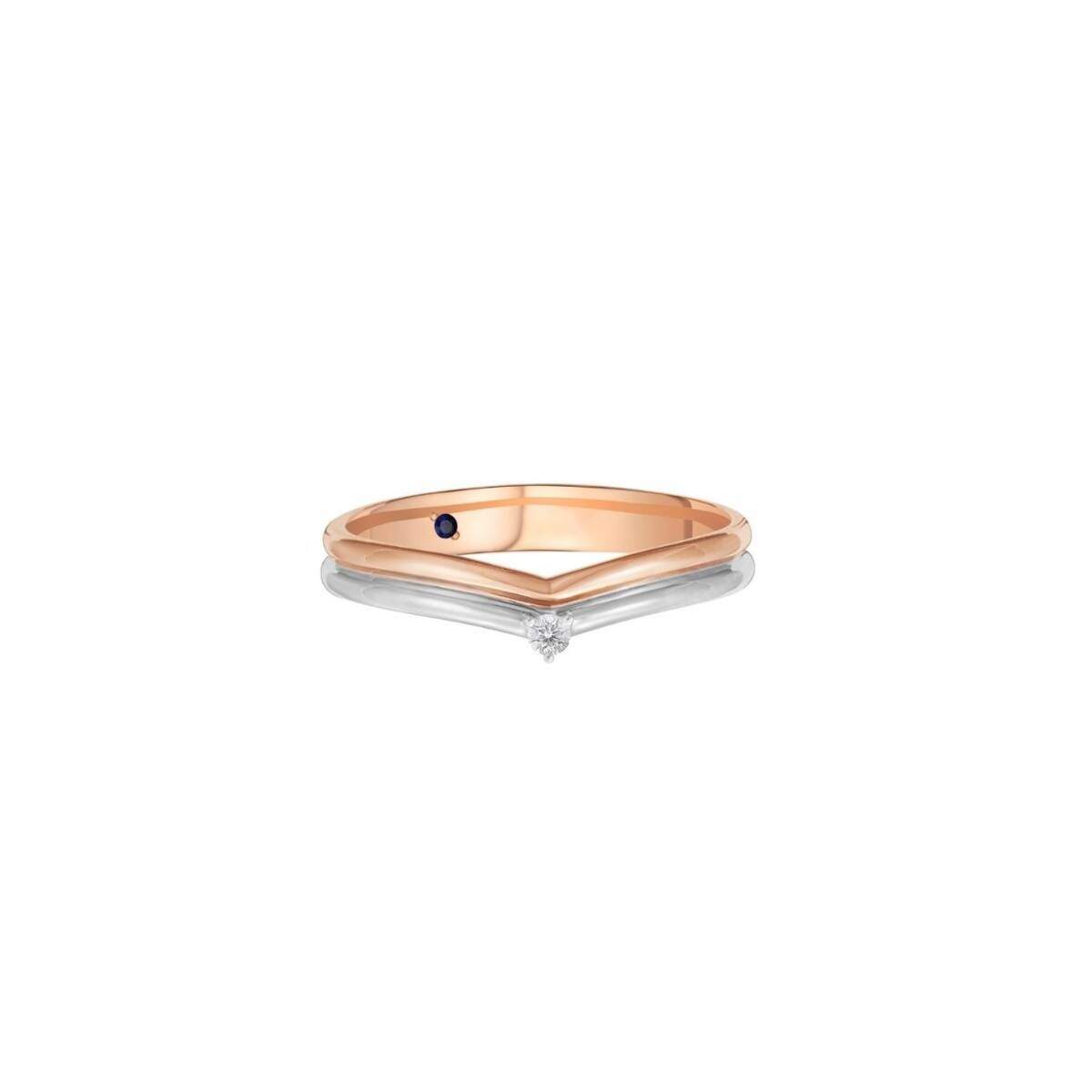 V-shaped Wedding Band (Male)